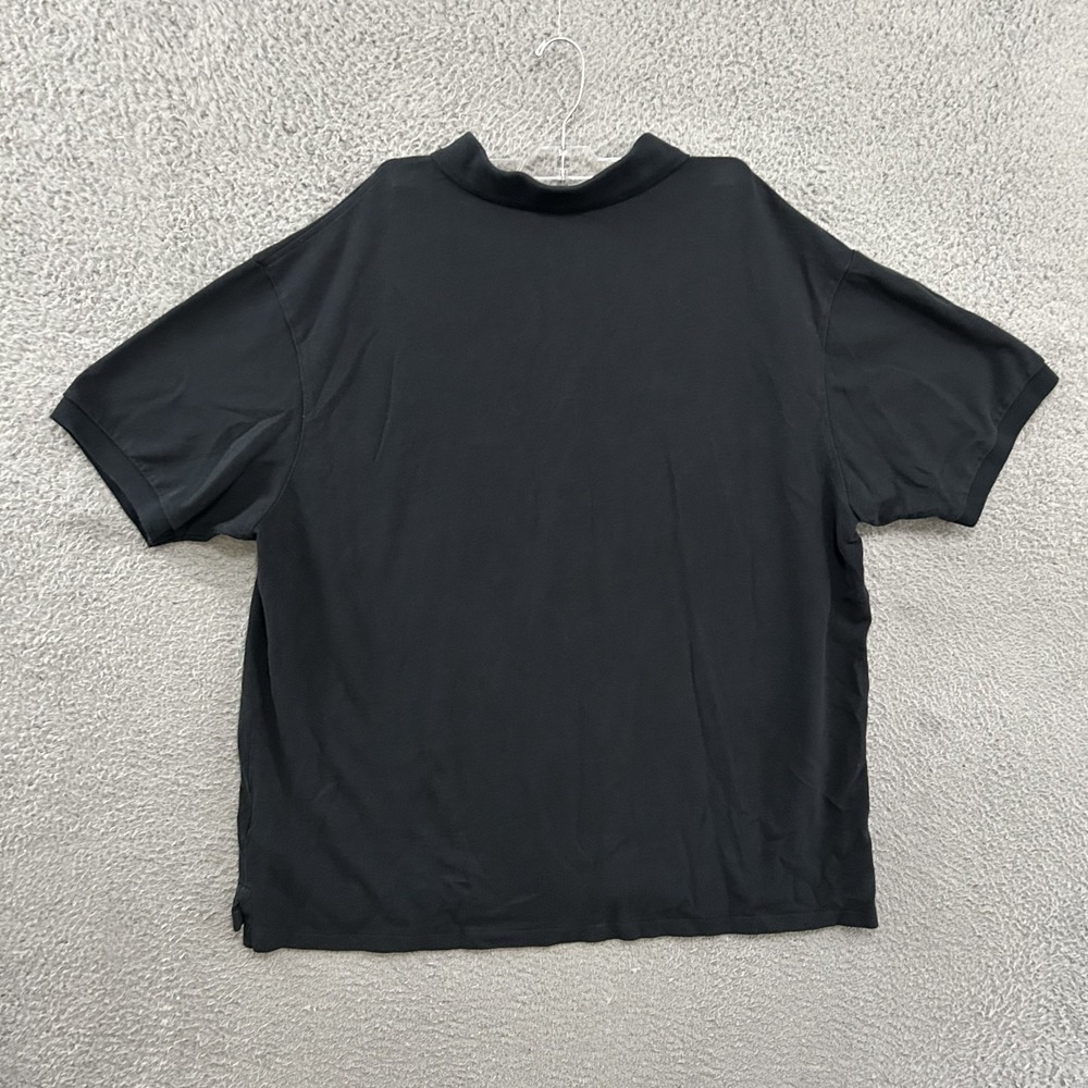 Polo Ralph Lauren Shirt Mens 2XB Big Black Polo Cotton Pony Preppy Golf Rugby - Picture 2 of 10